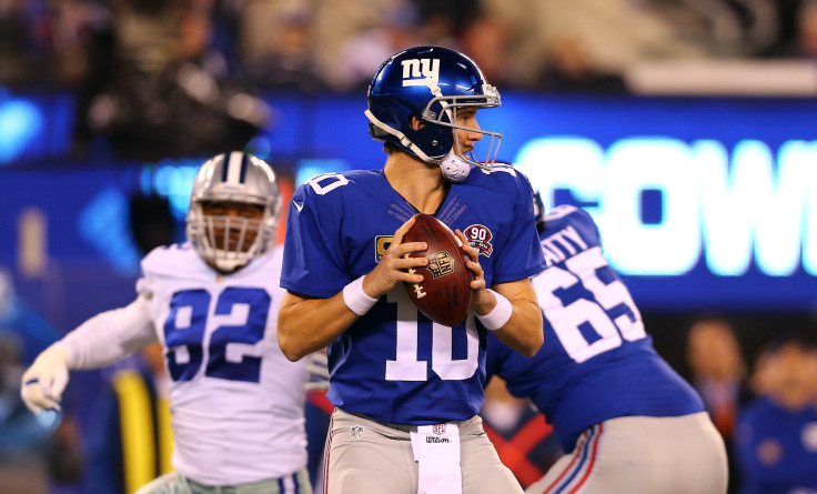 Eli Manning Giants Cowboys