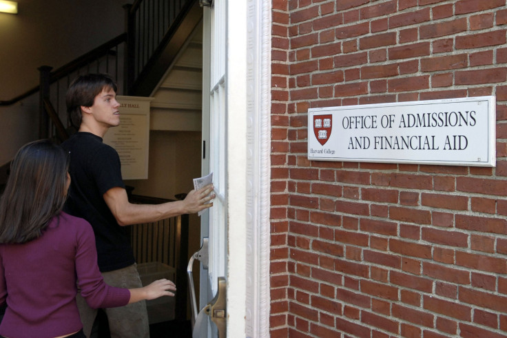 Harvard University admissions building