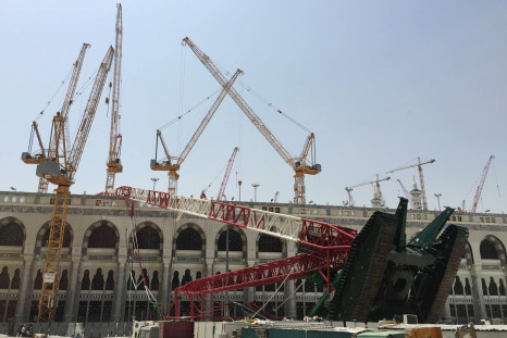 Construction crane in Makkah