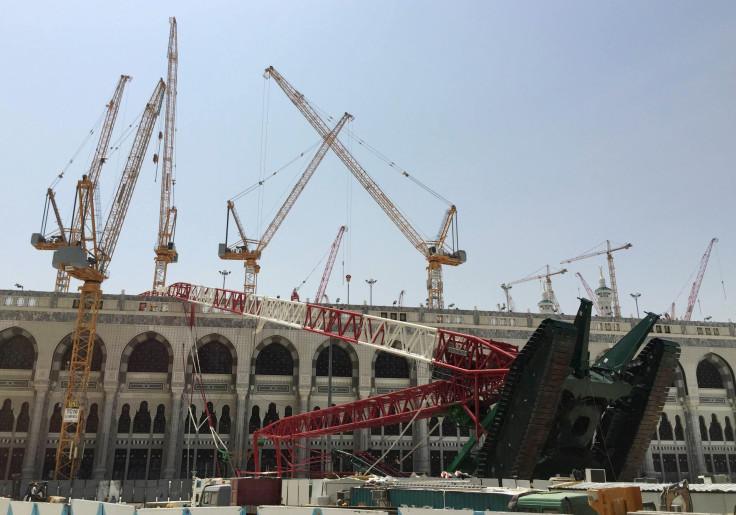 Construction crane in Makkah