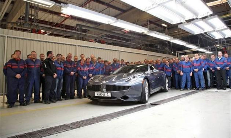 Luxury plug-in hybrid Fisker Karma begin production in Finland