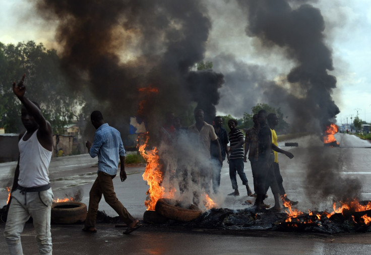 Burkina Faso Burning Tires