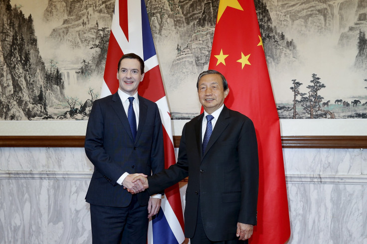 George Osborne with China's vice premier