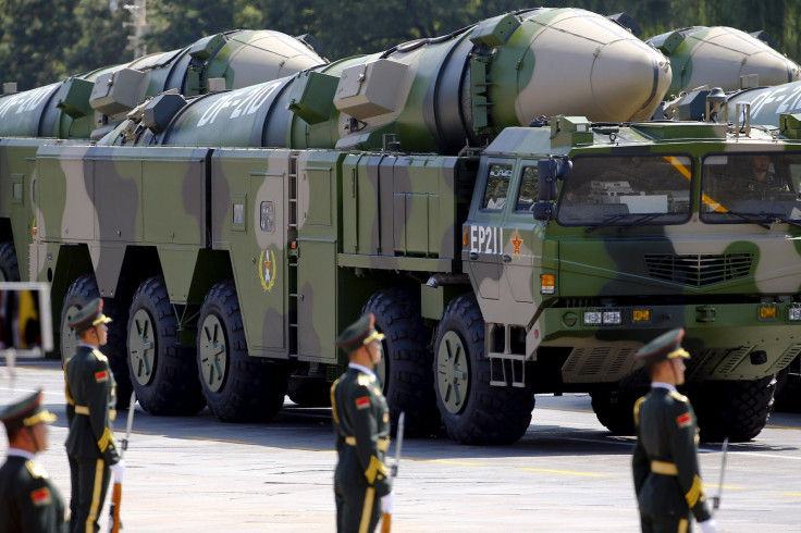 China parades its ballistic missiles in a parade