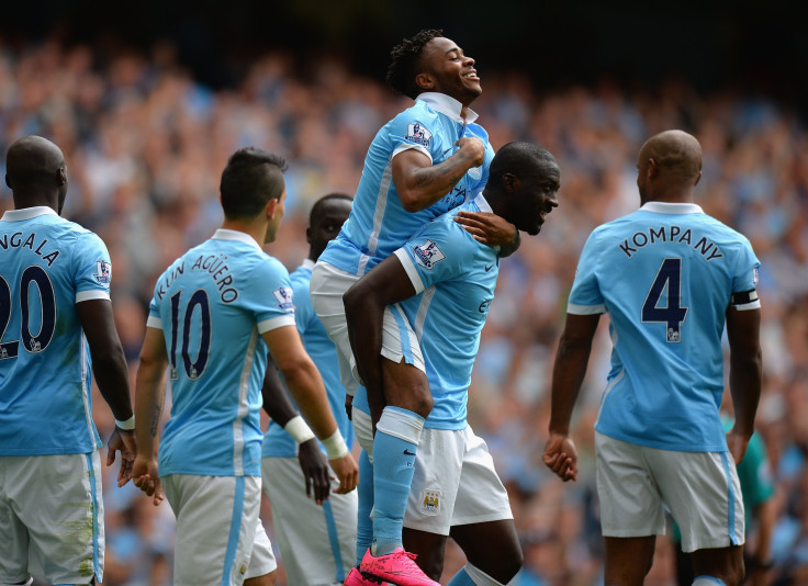 manchester city celebrate