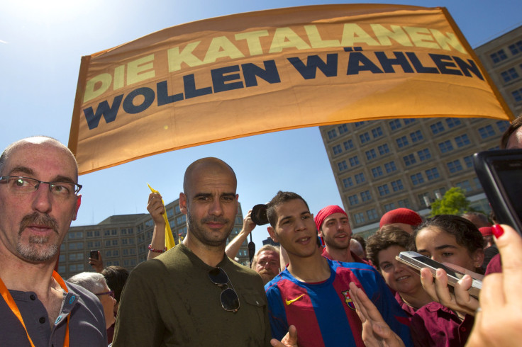 Pep Guardiola Catalan Event