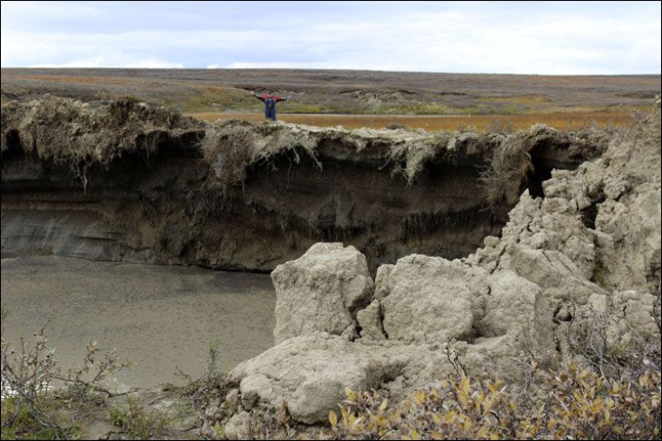 Siberia methane crater