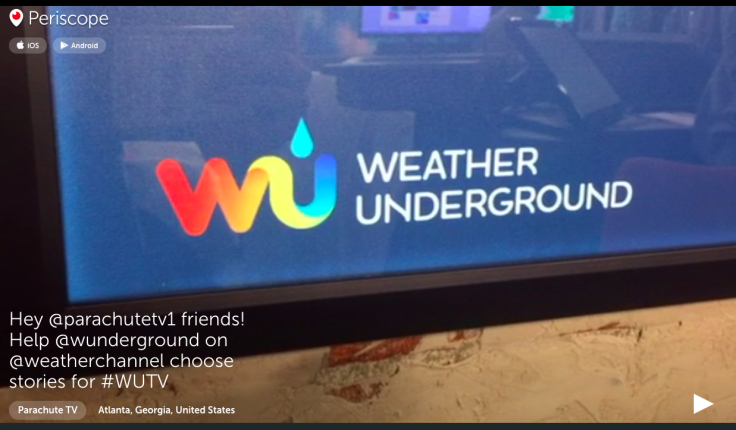 weather channel periscope