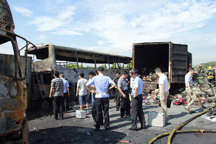 China road accident