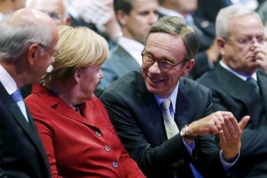 Angela Merkel And Matthias Wissmann, Sept. 12, 2013