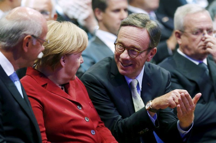 Angela Merkel And Matthias Wissmann, Sept. 12, 2013