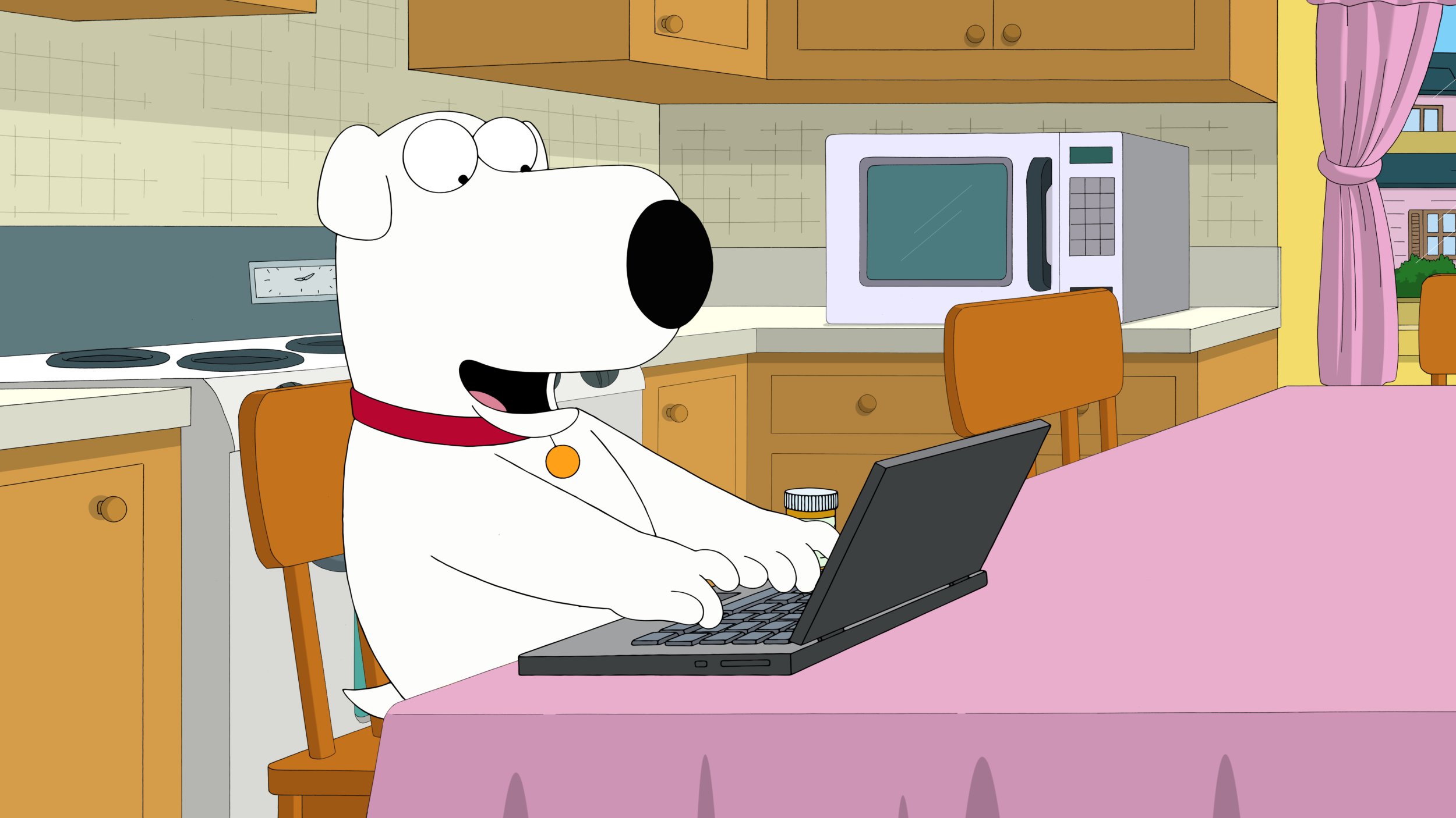 Brian griffin. Гриффины Брайан. Брайан Гриффин и собака. Гриффины пес. Брайан Гриффин гиф.