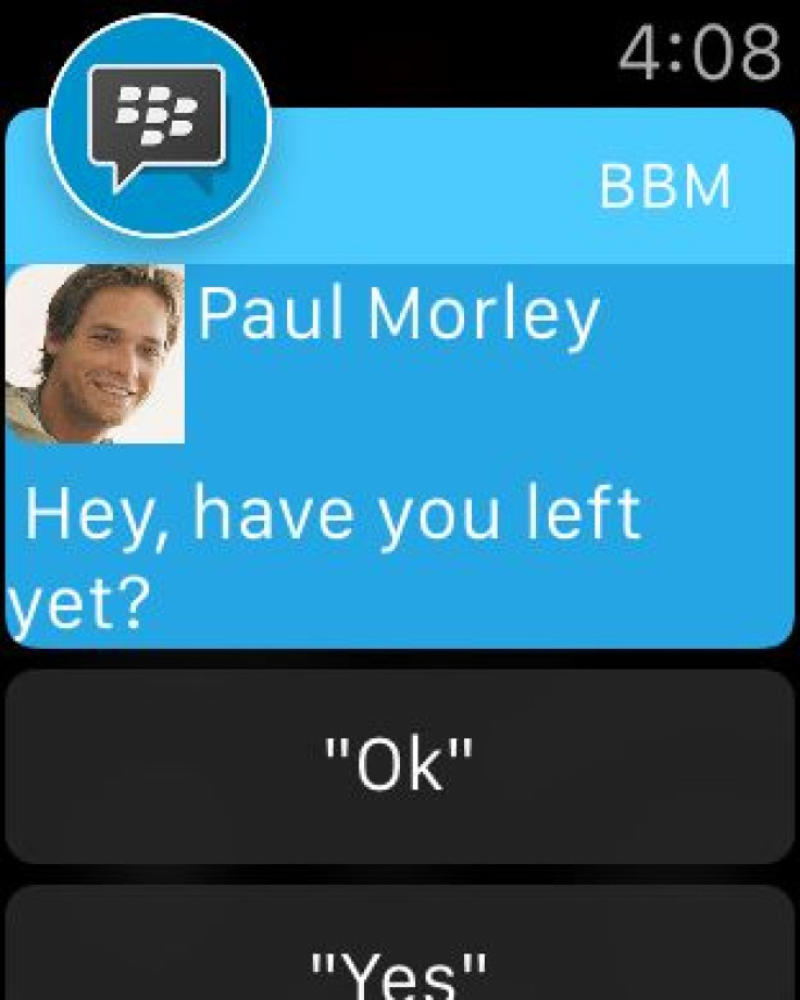 blackberry apple watch