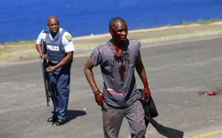 south africa police brutality