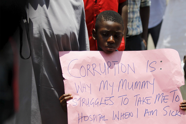 Anti-corruption rally in Nigeria