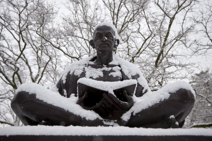 A statue of Gandhi at the U.N. in Geneva