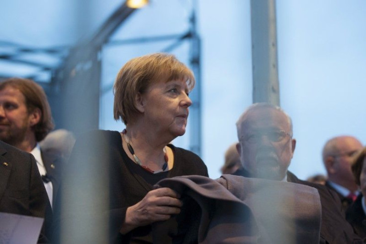 German Chancellor Angela Merkel, Berlin, Oct. 3, 2015