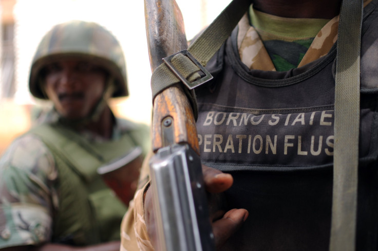 Nigerian soldiers in Maiduguri