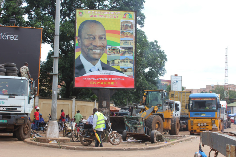 Guinea presidential election poster