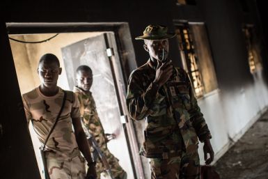 Nigerian troops in Bama