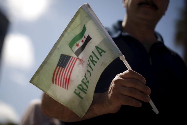 Syrian-Americans protest