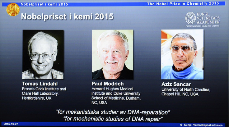 Nobel Prize in Chemistry 2015 winners