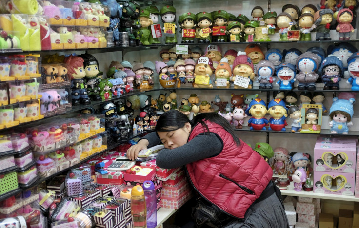 Vendor at a Shop in Beijing, Nov. 17, 2013