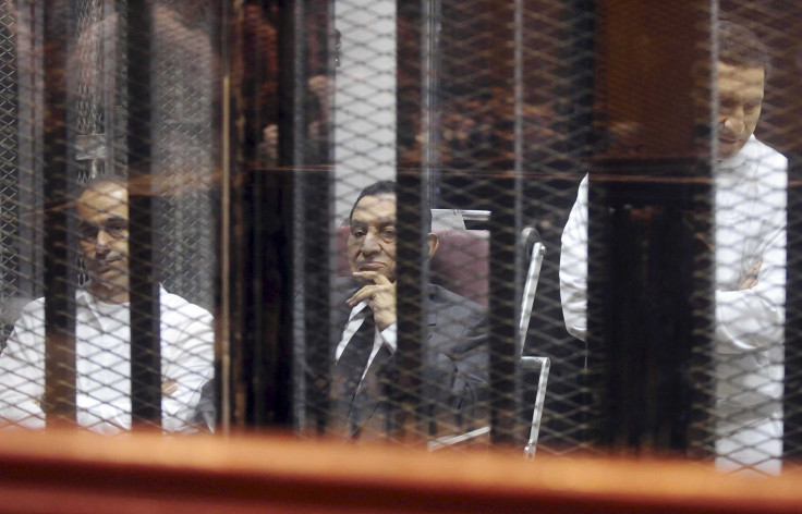 Hosni Mubarak with sons