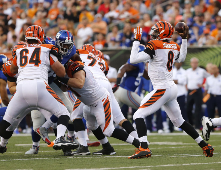  Josh Johnson with the Cincinnati Bengals in 2015