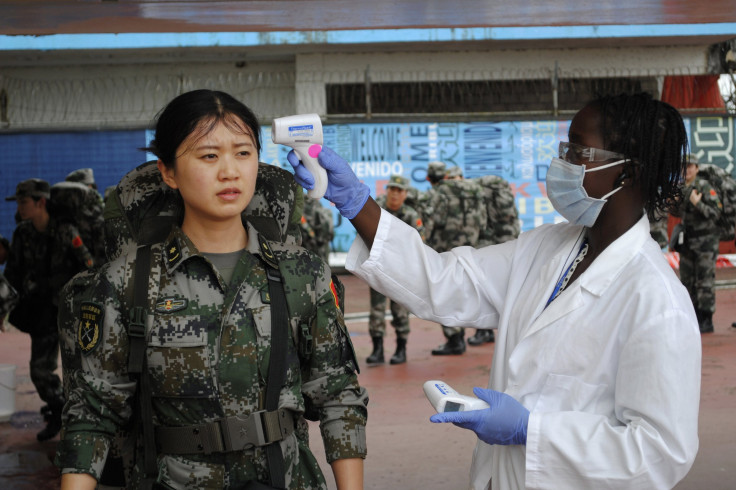 Chinese military health worker