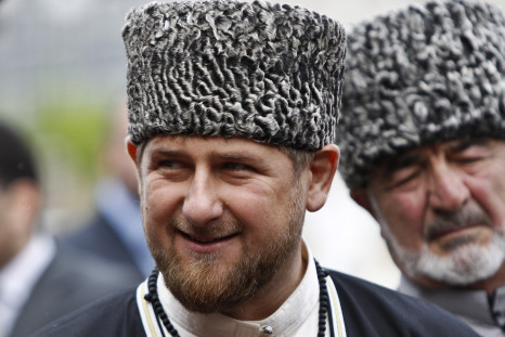 Ramzan Kadyrov at a government event in Grozny
