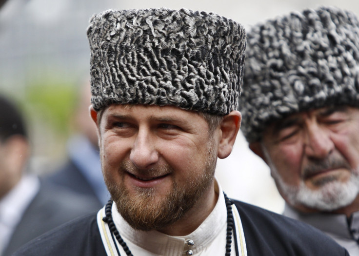 Ramzan Kadyrov at a government event in Grozny