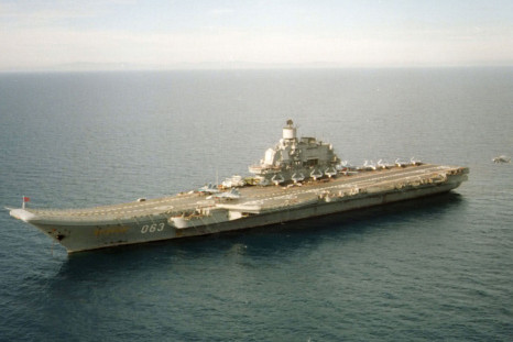 The Admiral Kuznetsov underway