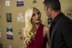 [08:54] Cast member Lady Gaga and her fiancee Taylor Kinney 