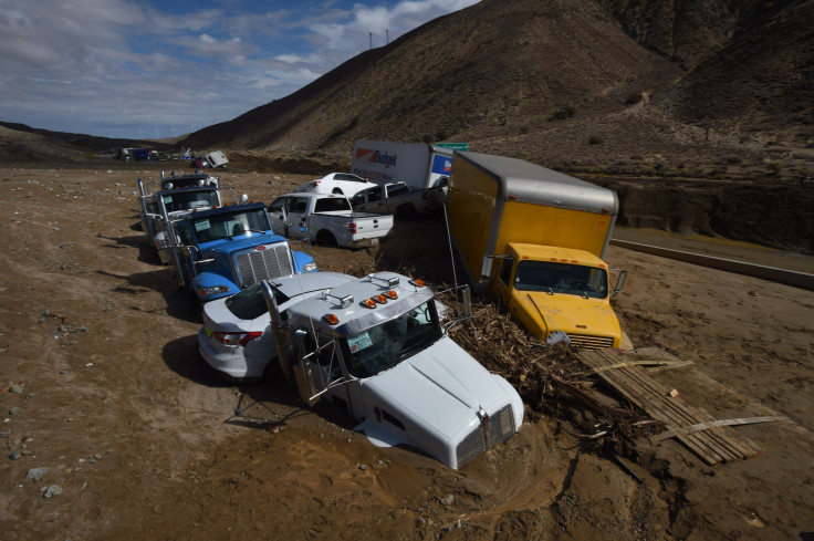 California Mudslide Trucks