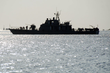 An Iranian ship in the Red Sea