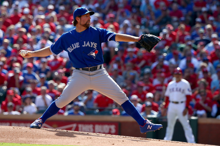 RA Dickey Blue Jays 2015