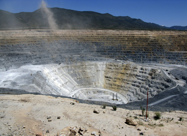 Open-pit gold mine