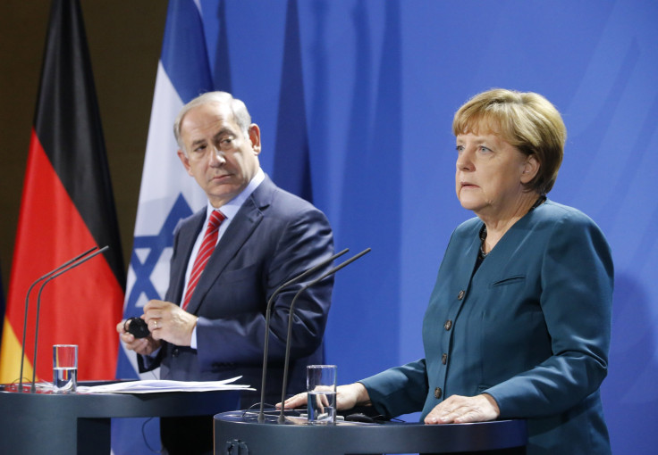 Benjamin Netanyahu and Angela Merkel