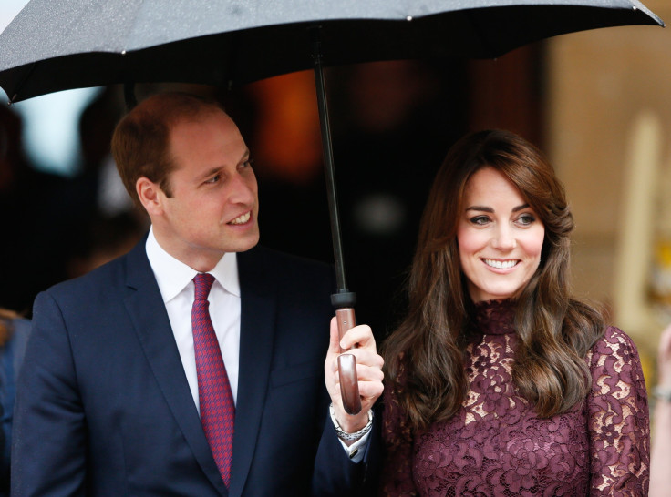 Prince William and his wife Catherine