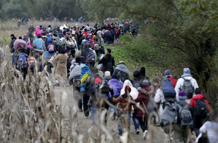 Refugees in Slovenia, Oct. 22, 2015