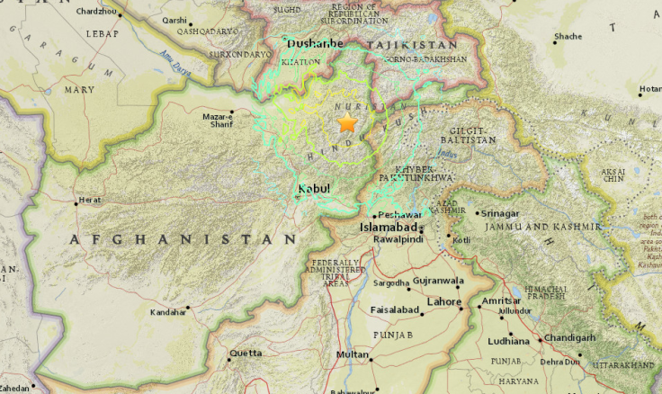 usgs map afghanistan