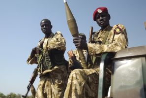 South Sudanese troops