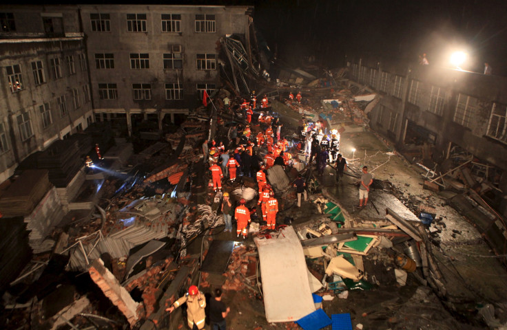 china building collapse Henan province