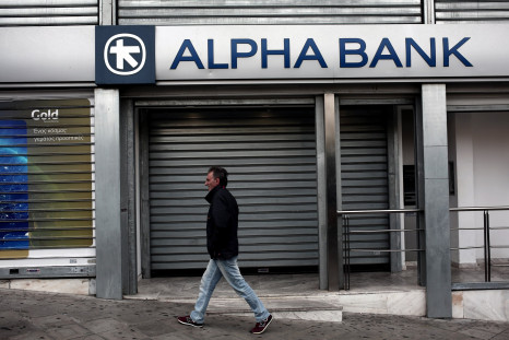 Alpha Bank Branch, Athens, Greece, Oct. 31, 2015