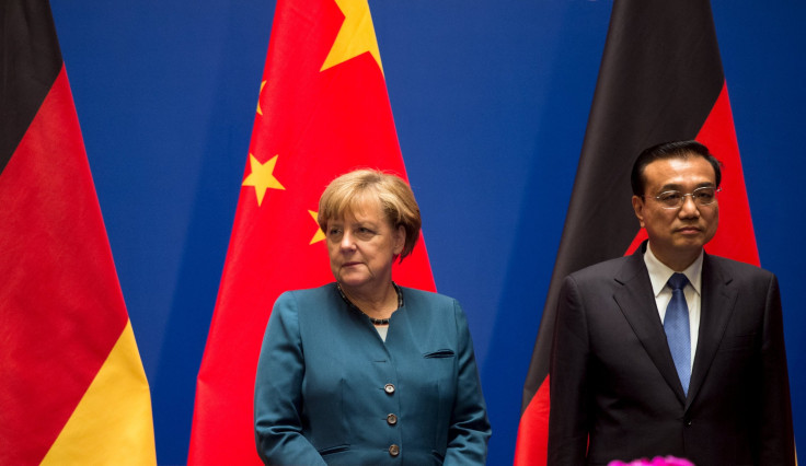 Angela Merkel and Li Keqiang, Oct. 30, 2015