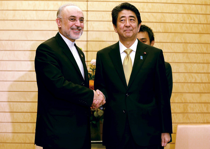 Ali Akbar Salehi and Shinzo Abe