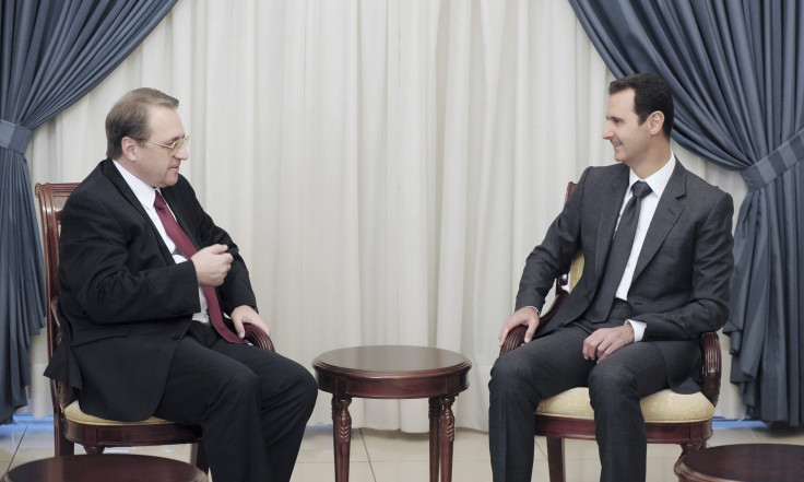 Bashar al-Assad meets Mikhail Bogdanov