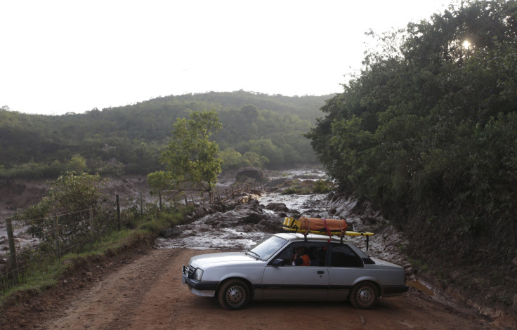 Burst dam in Brazil