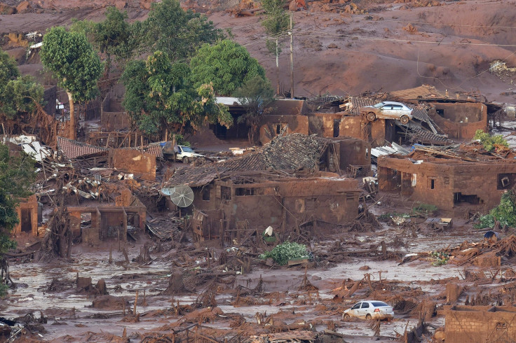 Burst dam in Brazil